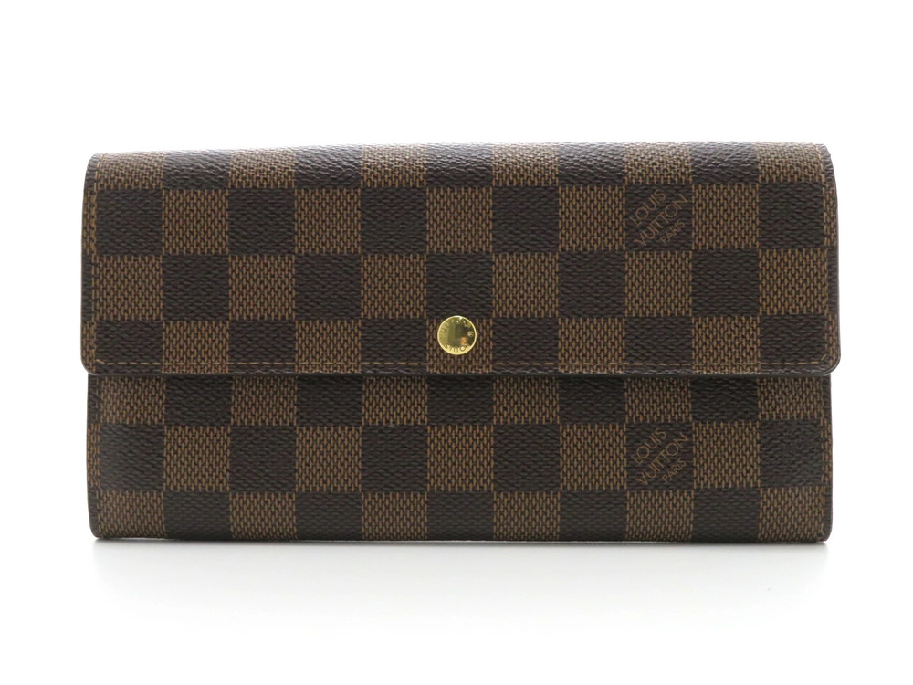 LOUIS VUITTON Portefeuille Sarah Long Wallet Damier